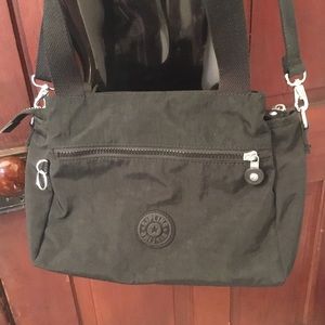 NWOT black Kipling convertible cross body bag